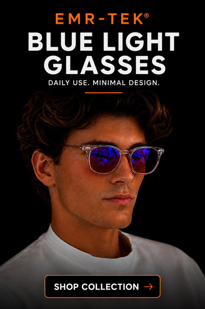 BLUE LIGHT GLASSES — Daily Use. Minimal Design.