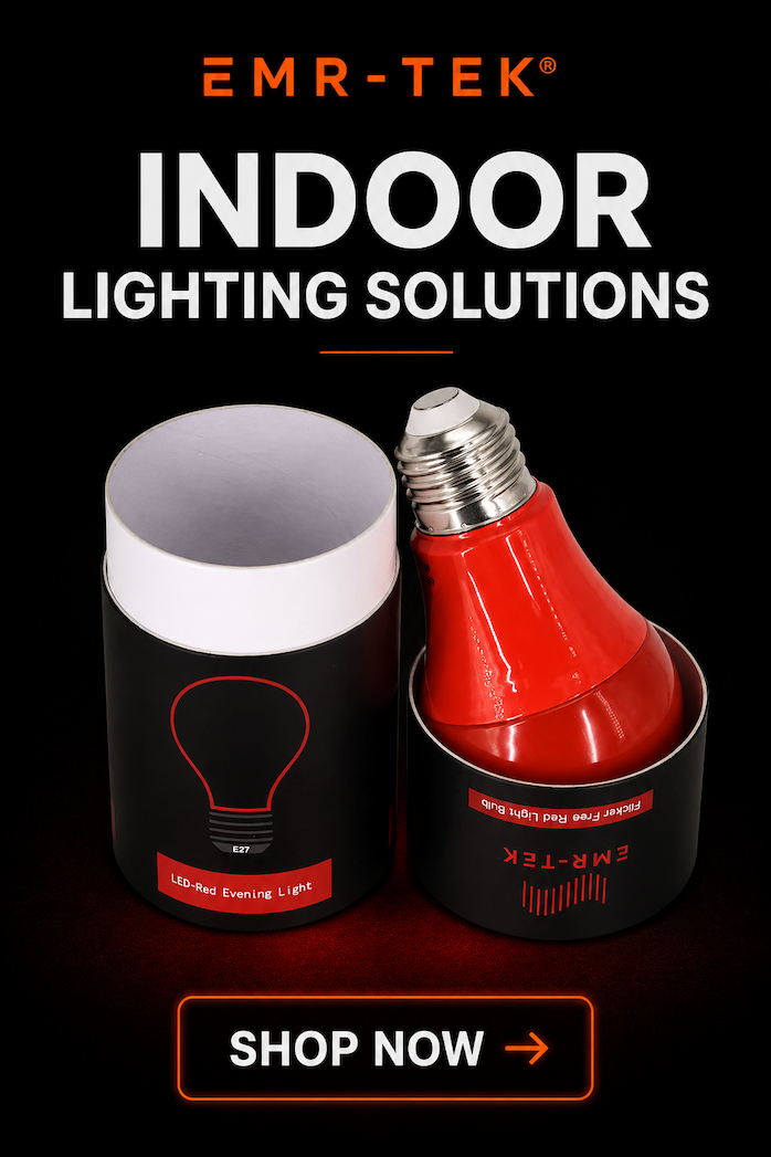 INDOOR LIGHTING SOLUTIONS — Flicker-Free Red Light Bulb